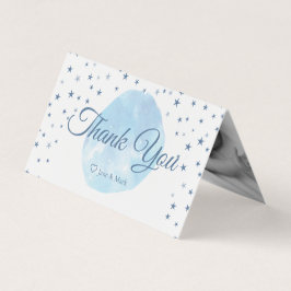 Blue Moon Stars Livros Cartões de agradecimentos C