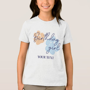 Blue Orange Dog Paw Imprime Birday Festa de Rapari