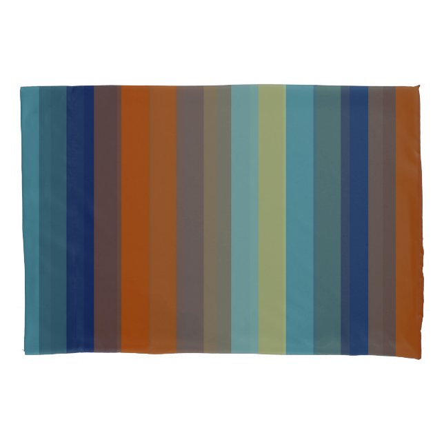 Blue, orange, green, yellow and gray stripes (Frente)