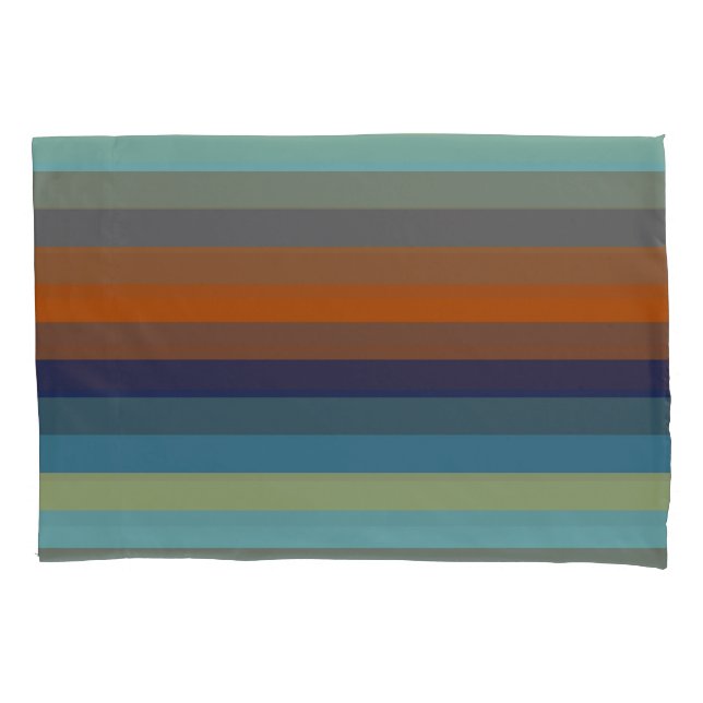 Blue, orange, green, yellow and gray stripes (Frente)