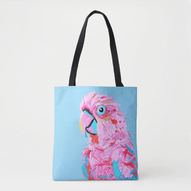 Blue Parrot Tote Bag (Frente)