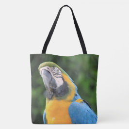 Blue Parrot Tote Bag