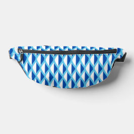 Blue Pattern Fanny Pack