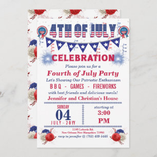 Blue Pennant String Flags 4th do Partido de julho