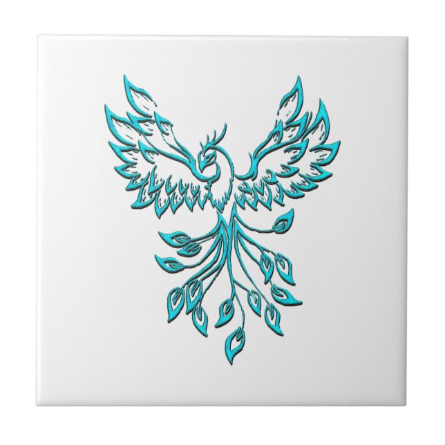 Blue Phoenix nasce em branco (Frente)