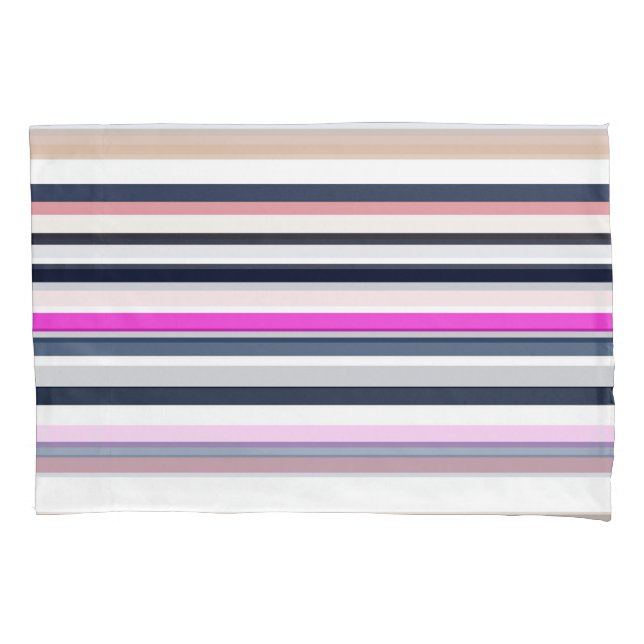 Blue Pink and Sand Stripes (Frente)
