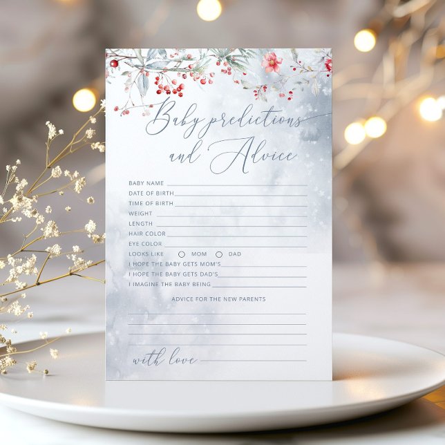 Blue Previsão e cartão de aconselhamento (Criador carregado)