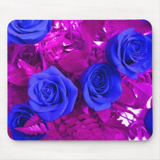 Blue Roses 2 Mousepad (Frente)