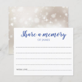 Blue Share a Memory Memorial Celebration of Life