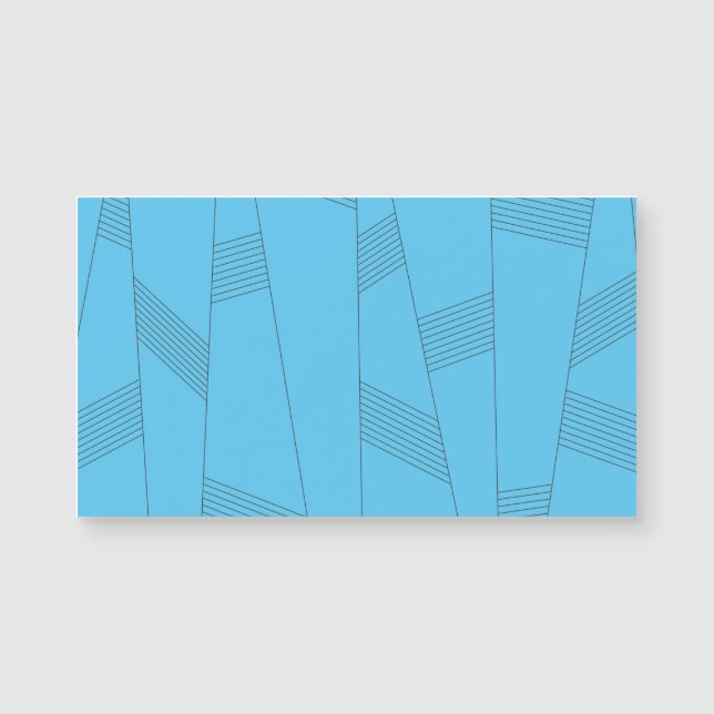 Blue, simple, elegant, abstract line pattern (Frente)