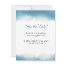 Blue Sky Save the Date