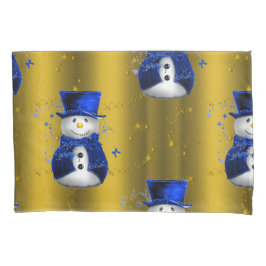 Blue Snowman no Dourado Natal