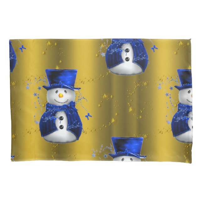 Blue Snowman no Dourado Natal (Frente)