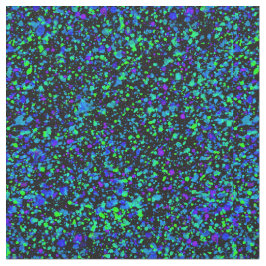 Blue Splatter - Tecido de algodão comprimido