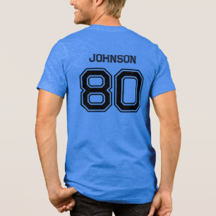 Blue Sports Team Personalizado Name, Number, Team