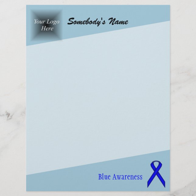 Blue Standard Ribbon por Kenneth Yoncich (Frente)