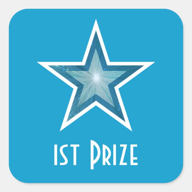 Blue Star '1rua Prize' - etiqueta azul (Frente)
