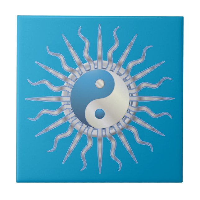 Blue Starburst Yin Yang (Frente)