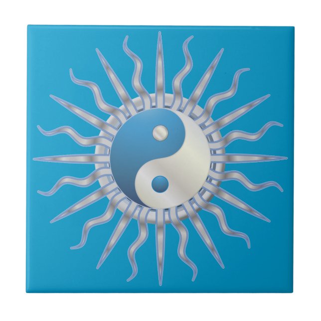 Blue Starburst Yin Yang (Frente)