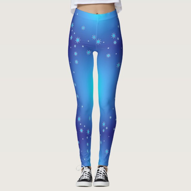 Blue Stars Leggings (Frente)