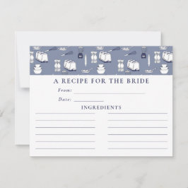 Blue Stock O Cartão de Receita do Chá de panela da