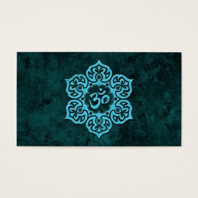 Blue Stone Floral Om (Frente)