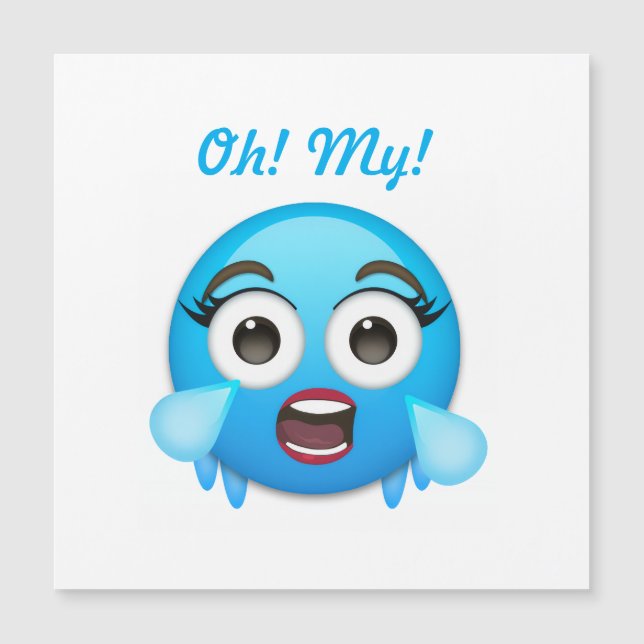 Blue Tears of Joy: The Overwhelmed Emoji (Frente)