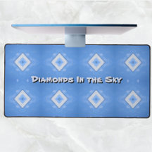 Blue Tie Dye Diamantes no Céu Personalizados