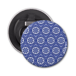 Blue Tile Wedding Favor Gift Bottle Opener