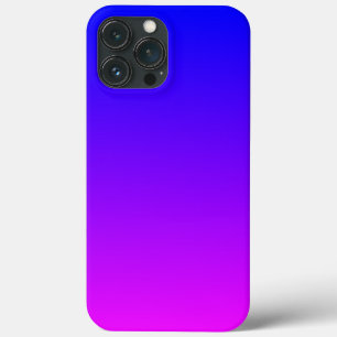 Blue to Magenta Bright Ombre