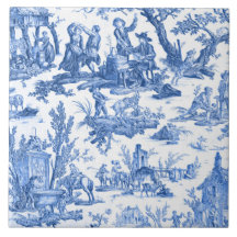 Blue Toile de Jouy