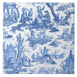 Blue Toile de Jouy