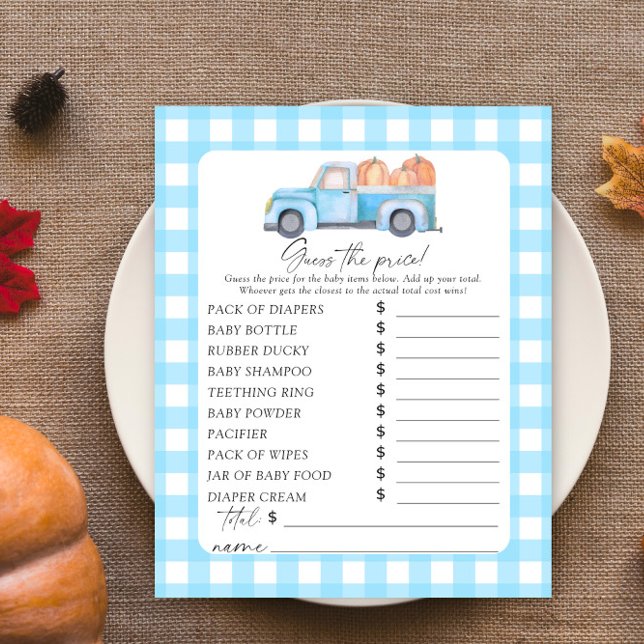 Blue Truck Pumpkins - Adivinha o jogo do preço (Criador carregado)