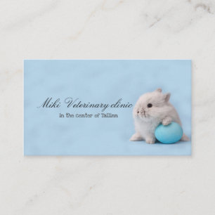 Blue Veterinary clinic Cartão de visita