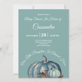 Blue Watercolor Nosso Pequeno Chá de fraldas de Ab