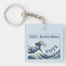 Blue Wave 2024 - Saia da chaveiro de votação
