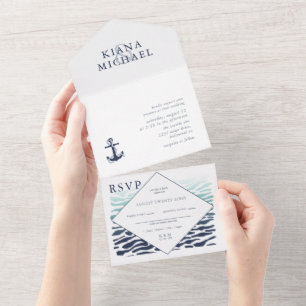 Blue Wave Anchor Wedding ID836