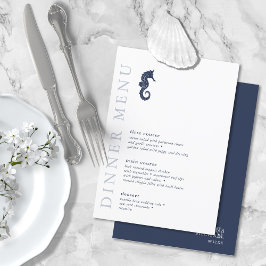 Blue Wave Seacavalo Wedding V1 ID836 Menu