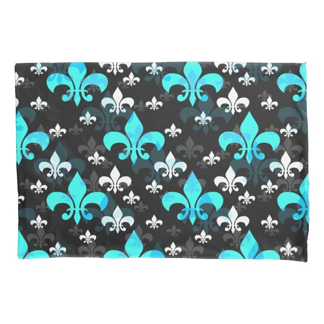 Blue White Fleur De Lis (Frente)