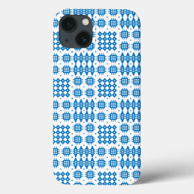 Blue White Welsh Tapeçaria iPhone 6 Xtreme Case (Verso)