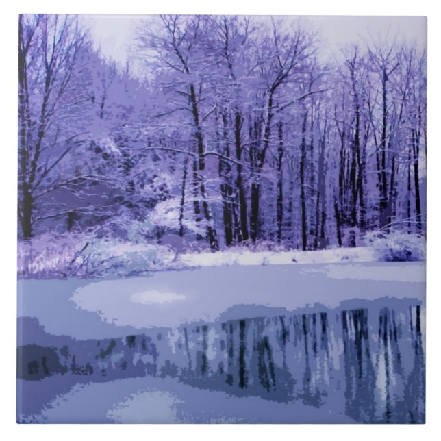 Blue Winter Pond (Frente)