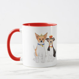 Bluebell & Beth Jack Russells caneca de coroação