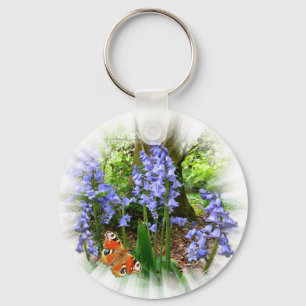 BLUEBELL & BUTTERFLY ~ Chaveiro