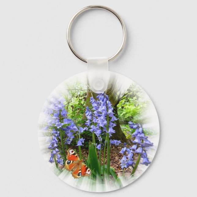 BLUEBELL & BUTTERFLY ~ Chaveiro (Frente)