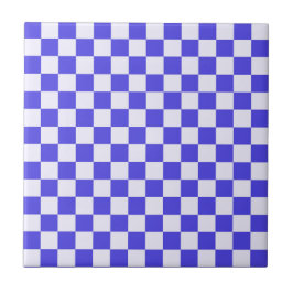 Blueberry cream checkered pattern