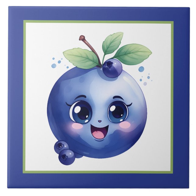 blueberry de fruta de artesanato (Frente)