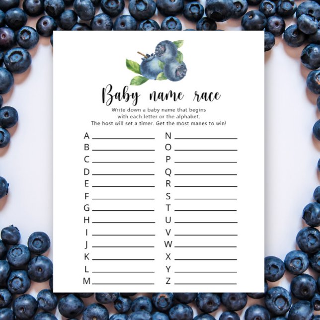 Blueberry - Jogo da raça do nome do bebê (Criador carregado)