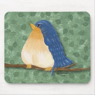 Bluebird bonito Mousepad
