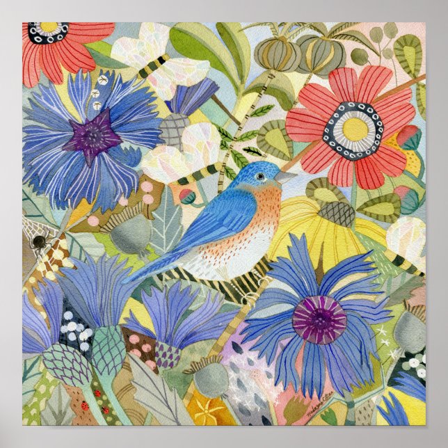 Bluebird/Meadow poster (Frente)