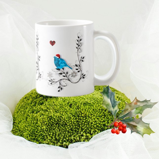Bluebird na caneca de Natal (Criador carregado)